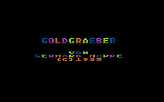 GoldGräber atari screenshot