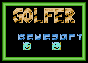 Golfer atari screenshot