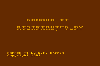 Gomoko II atari screenshot