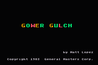 Gower Gulch atari screenshot
