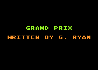 Grand Prix atari screenshot