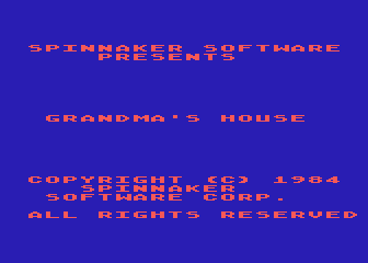 Grandma's House atari screenshot
