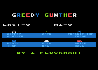 Greedy Gunther atari screenshot