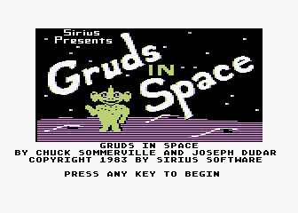 Gruds in Space atari screenshot