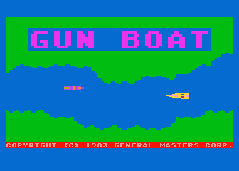 Gun Boat atari screenshot