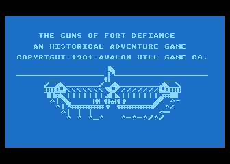 Guns of Fort Defiance atari screenshot