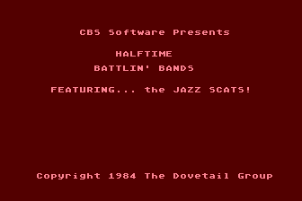 Halftime Battlin' Bands atari screenshot