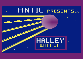 Halley Patrol / Halley Watch atari screenshot