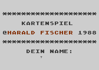Harald Fischer Spielediskette atari screenshot