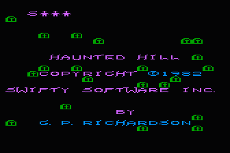 Haunted Hill atari screenshot