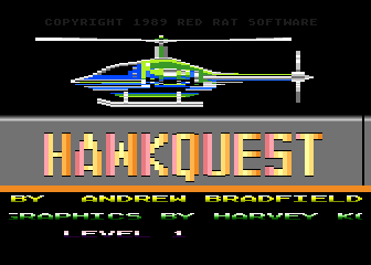 Hawkquest atari screenshot