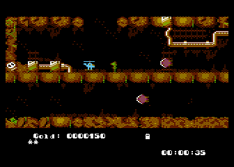 Heli in the Caves atari screenshot
