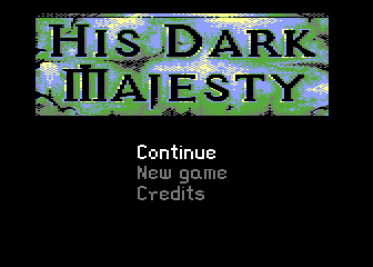 His Dark Majesty atari screenshot
