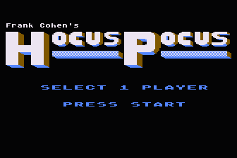 Hocus Pocus atari screenshot