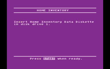 Home Inventory atari screenshot