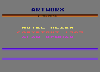 Hotel Alien atari screenshot