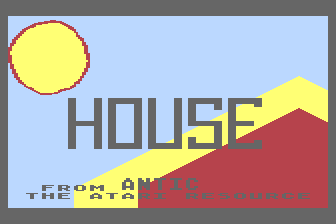 House atari screenshot