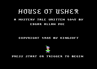House of Usher atari screenshot