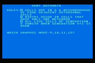 Hunt Automata atari screenshot