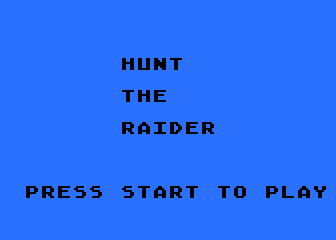 Hunt the Raider atari screenshot
