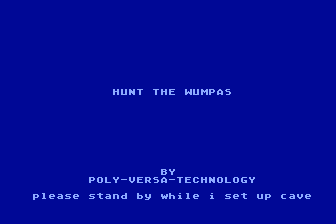 Hunt the Wumpas atari screenshot