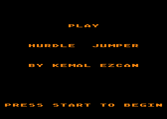 Hurdle Jumper atari screenshot
