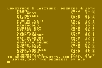 Hurricane Plotter atari screenshot