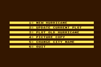 Hurricane Plotter atari screenshot