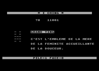 I Ching atari screenshot