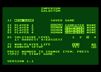 Imperium Galactum atari screenshot