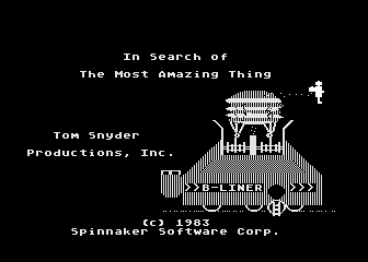 In Search of the Most Amazing Thing atari screenshot