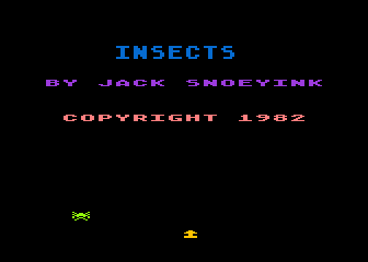 Insects atari screenshot
