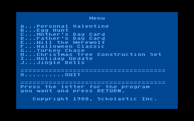 Instant Programmer Disk Series - Holiday