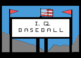 IQ Baseball - World Series atari screenshot