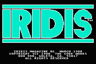 Iridis #1 atari screenshot