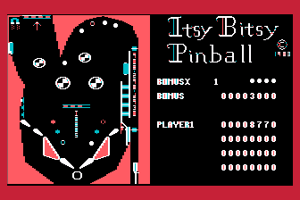 Itsy Bitsy Pinball atari screenshot