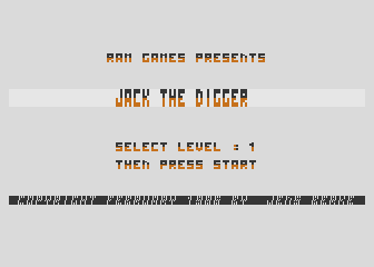 Jack the Digger atari screenshot