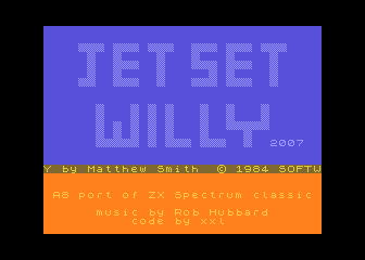 Jet Set Willy 2007 atari screenshot