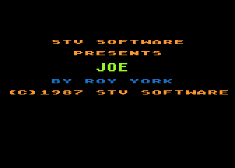 Joe and the Nuclear Caverns atari screenshot