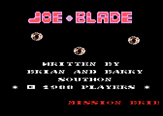 Joe Blade atari screenshot