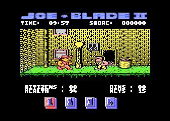Joe Blade II atari screenshot