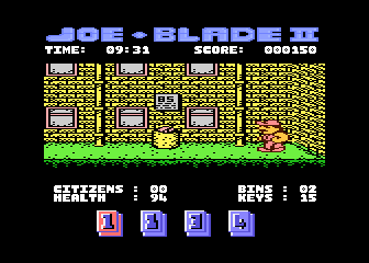 Joe Blade II atari screenshot