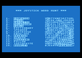 Joystick Word Hunt