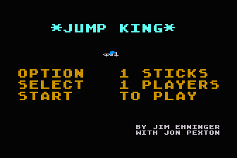 Jump King atari screenshot