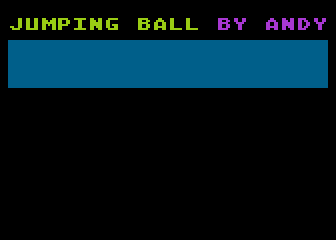 Jumping Ball atari screenshot