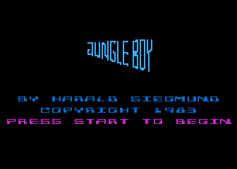 Jungle Boy atari screenshot