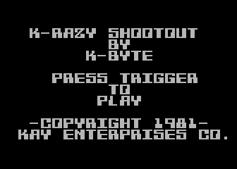 K-Razy Shoot-Out atari screenshot