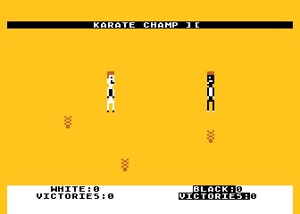 Karate Champ II atari screenshot