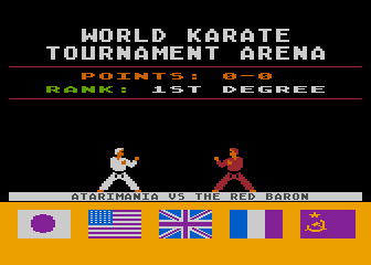 Karate Master atari screenshot