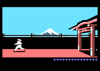 Karateka atari screenshot